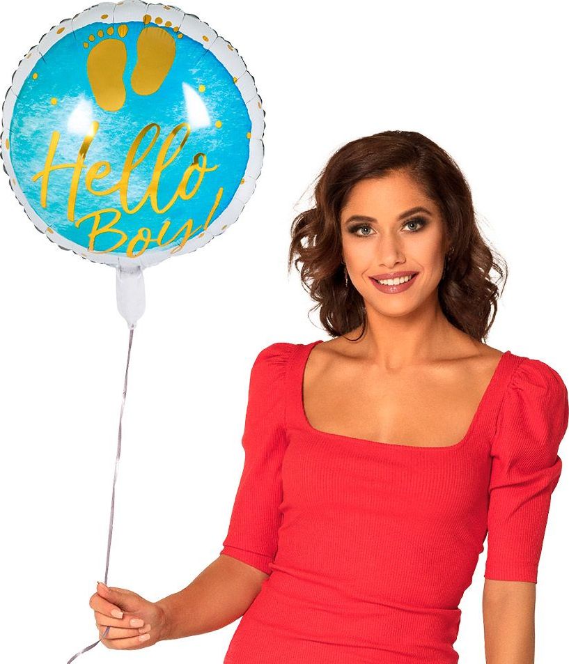 Jongen Geboorte Ballon Hello Boy