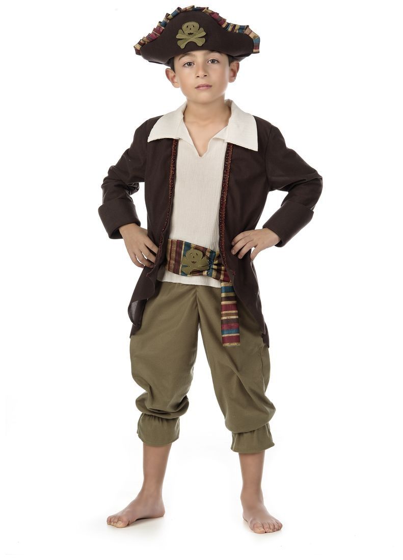 Jongens piraten kostuum