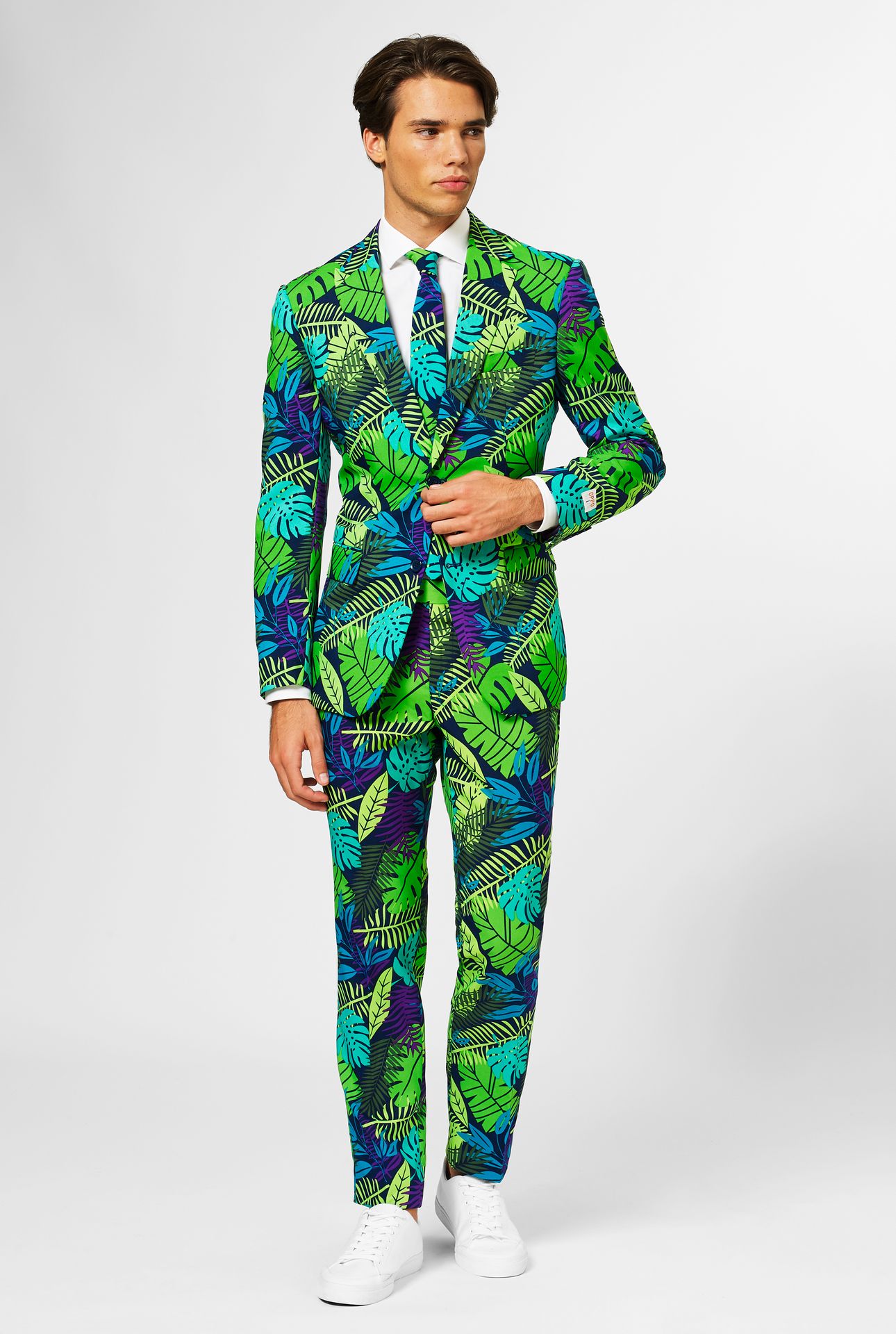 Jungle Bladeren Opposuits Kostuum