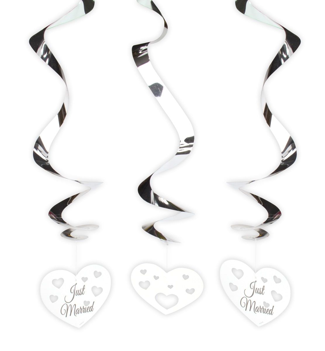 Just Married Hartje Hangende Versiering