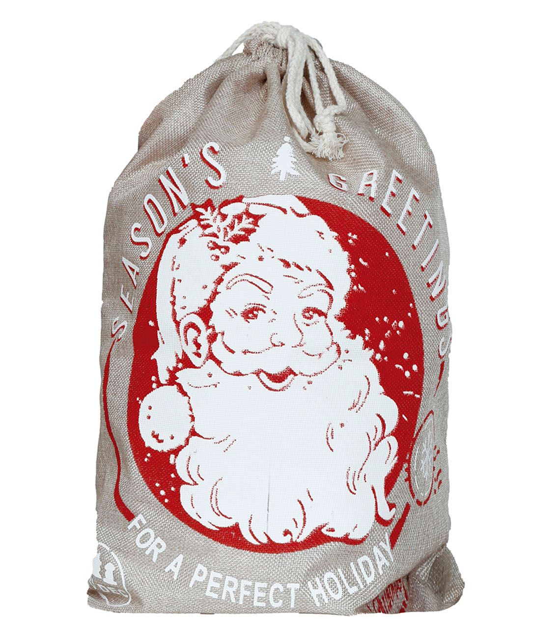 Jute Kerstman Cadeau Zak Kerstmis