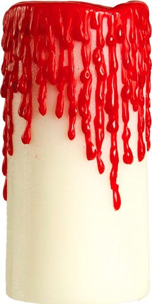 Kaars met Druipend Bloed