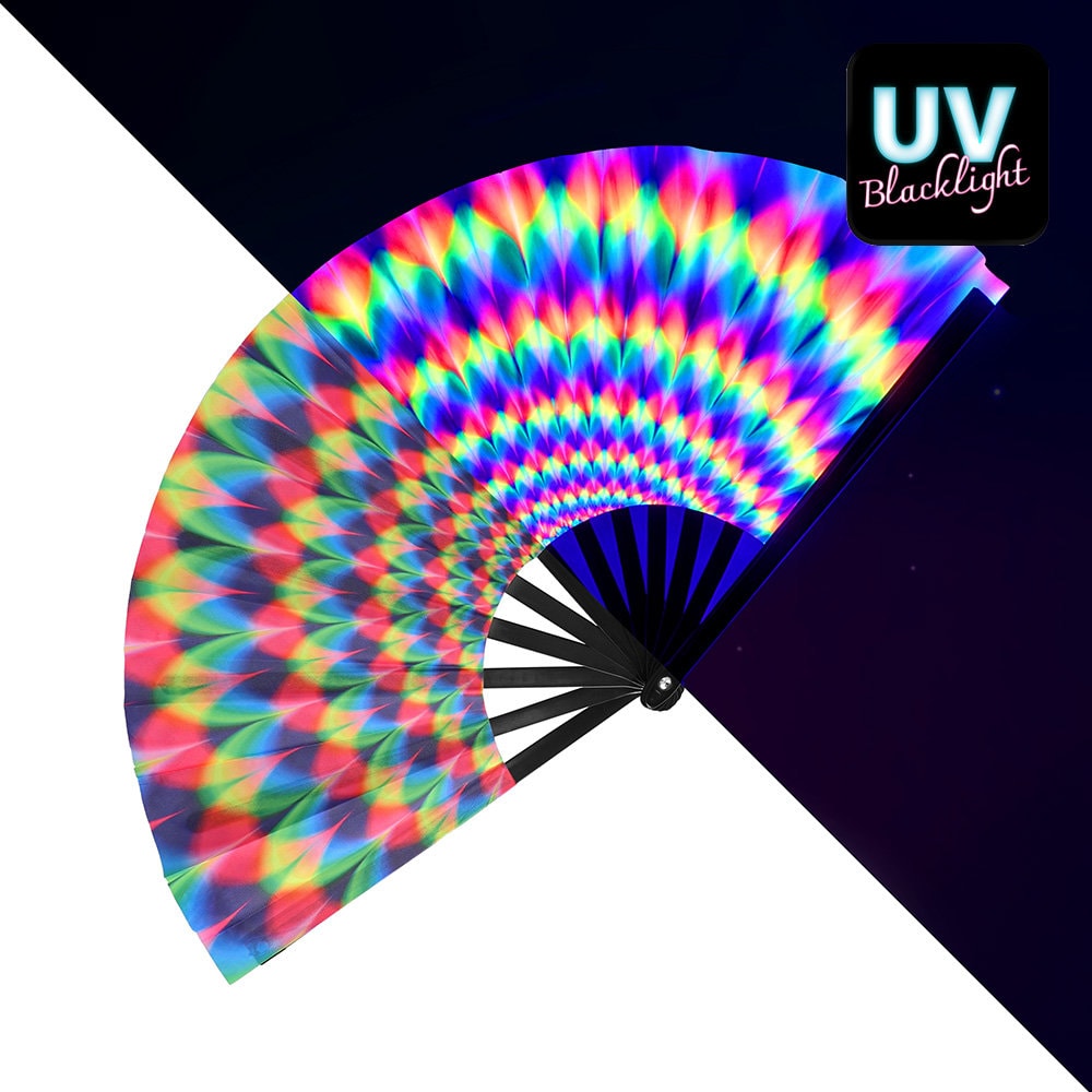 Kaleidoscoop Regenboog Festival Handwaaier X
