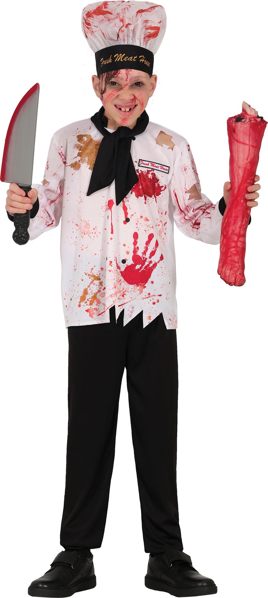 Kanibaal Chef Kok Kostuum Kind Halloween