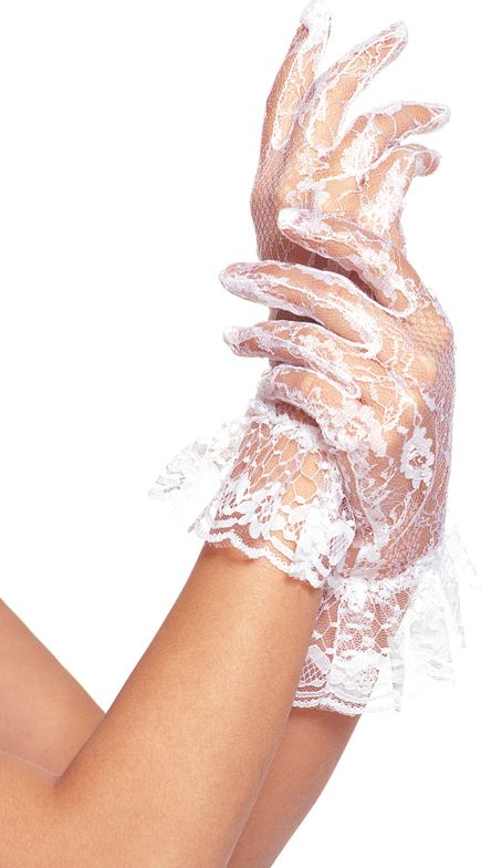 Kanten Handschoenen Wit