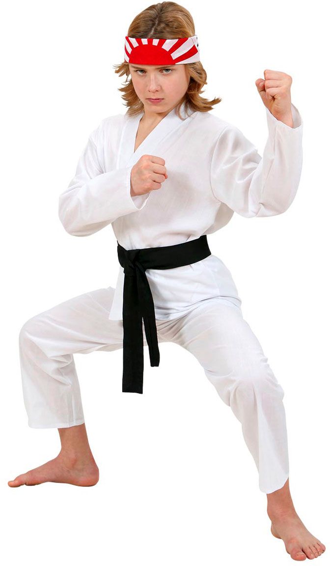 Karate kind kostuum