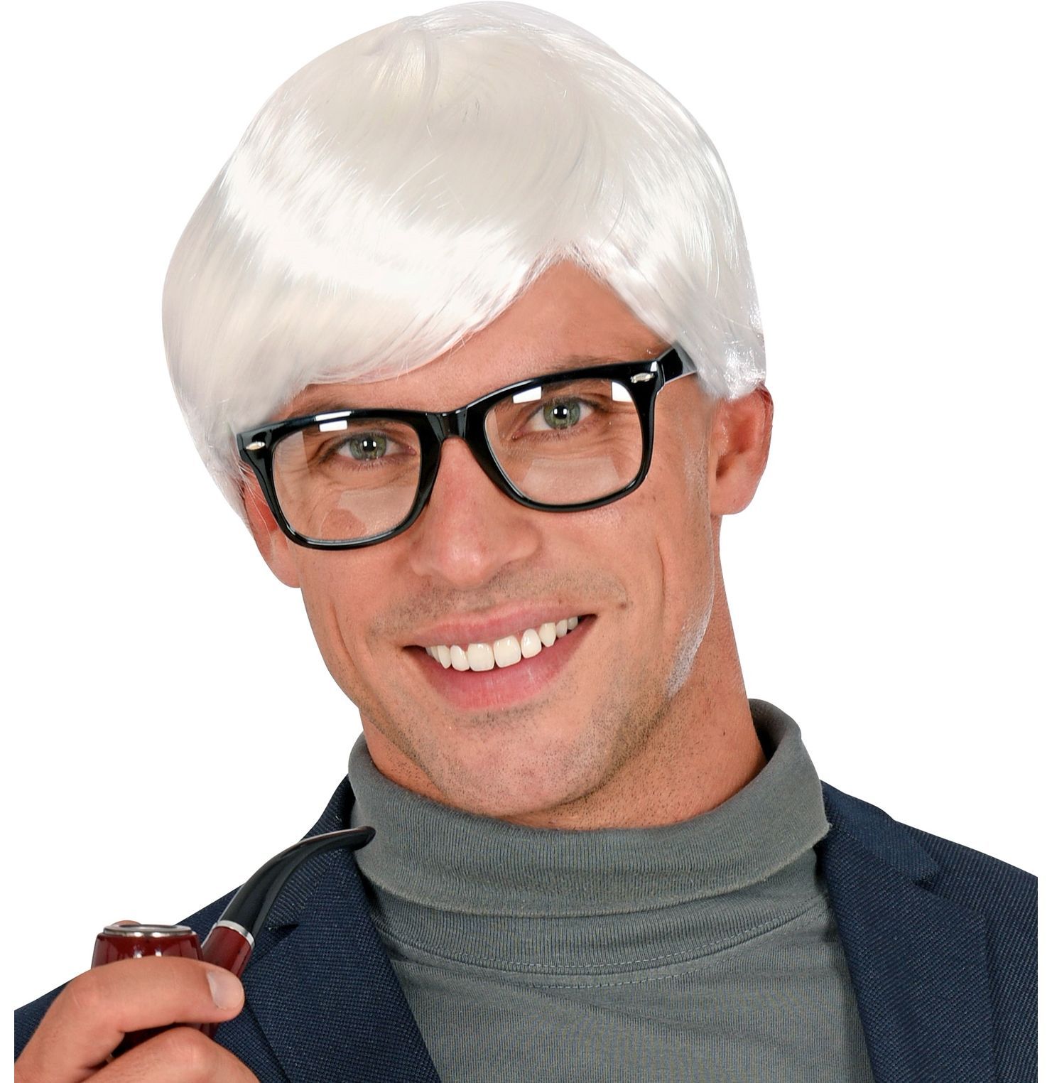 Karel Witte Pruik Heren