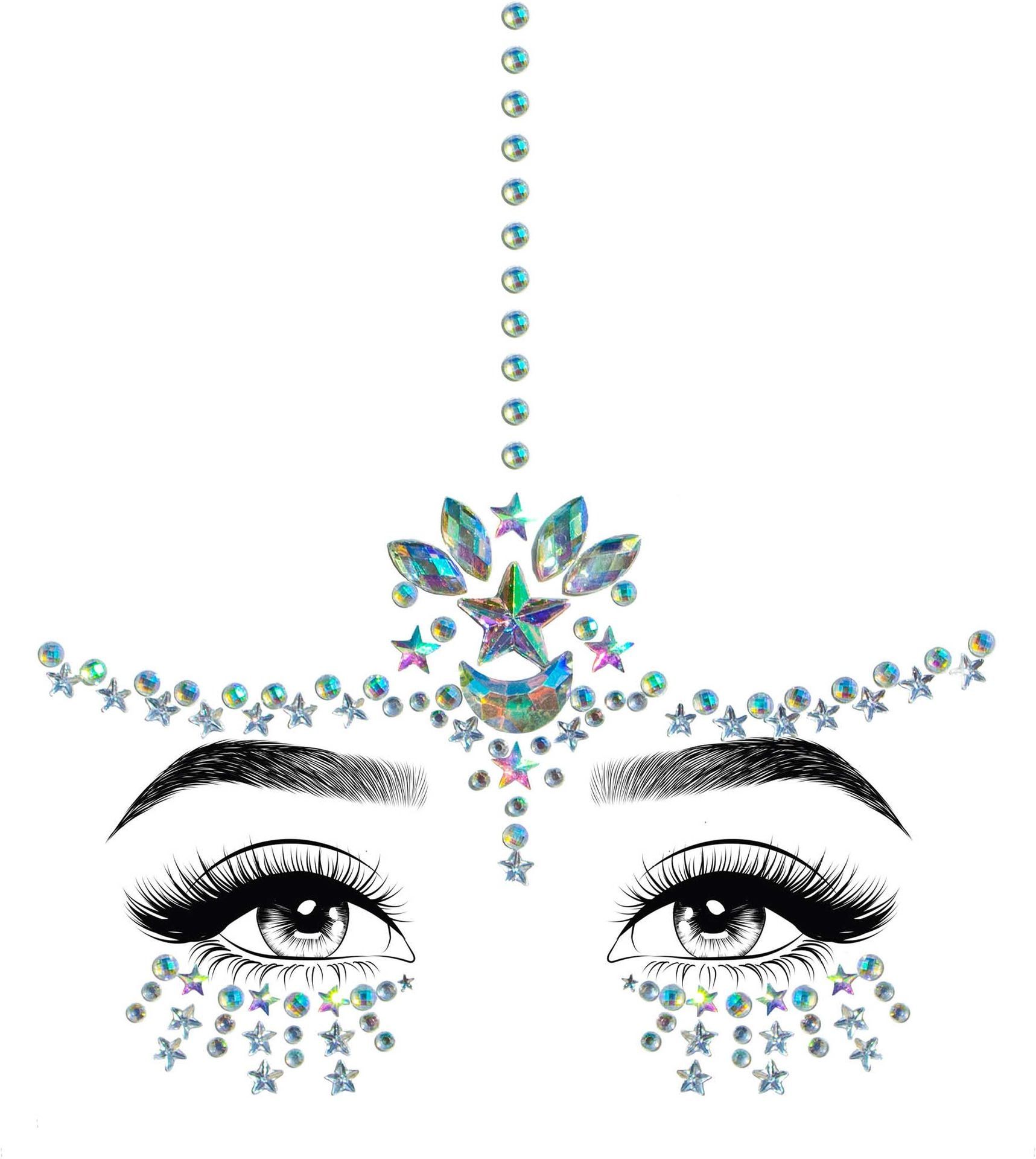 Karma Gezicht Jewel Stickers