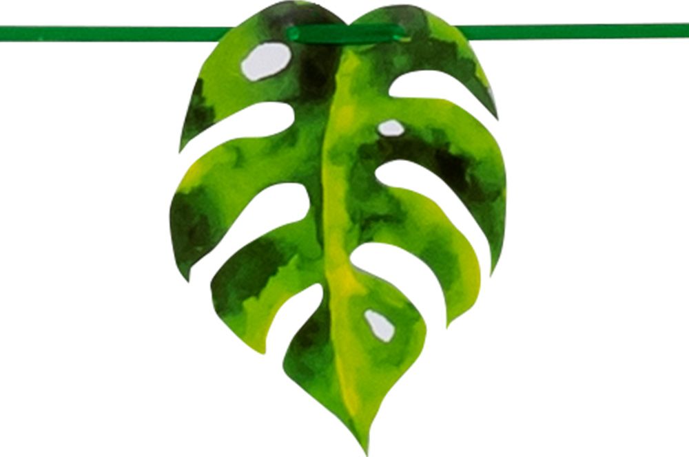 Kartonnen Palmblad Slinger