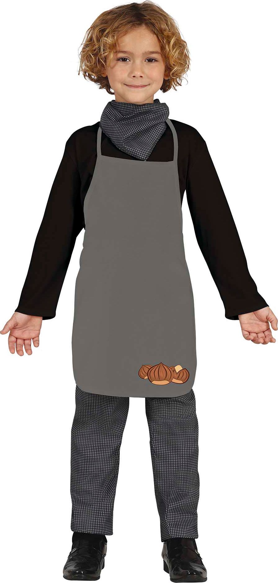 Kastanje Verkoper Kostuum Dickens Karakter Kind