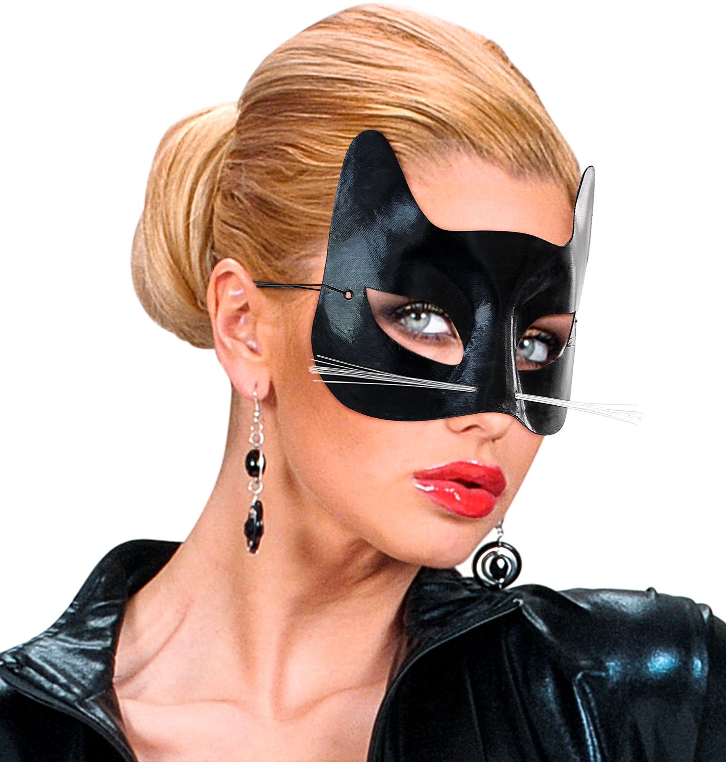 Kat Oogmasker Zwart