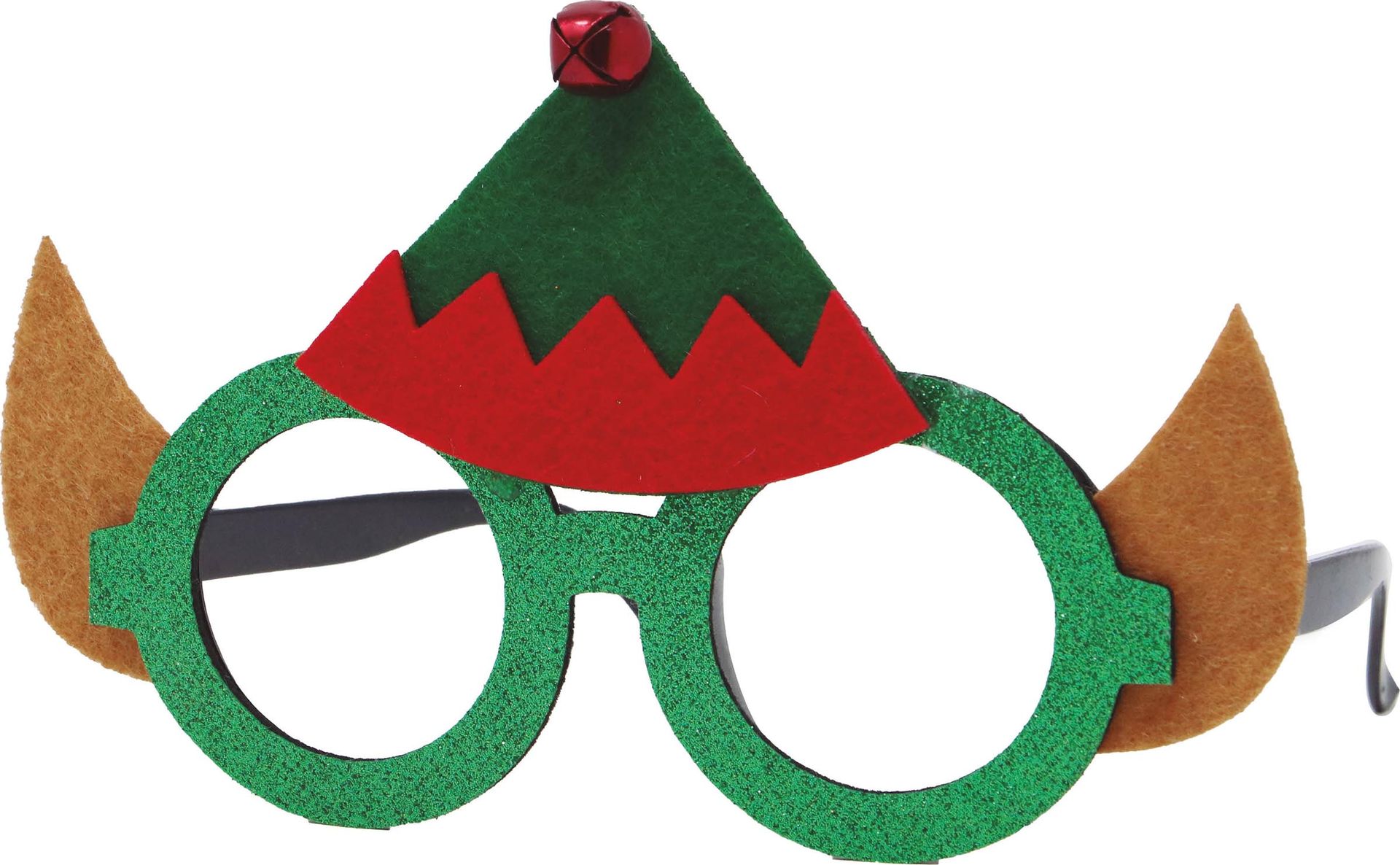 Kerst Elf Bril Groen