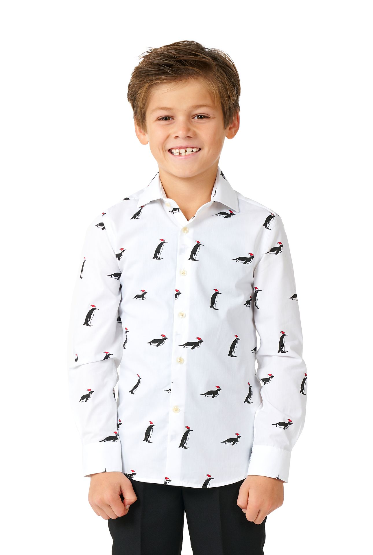 Kerst Pinguins Blouse Opposuits Jongens