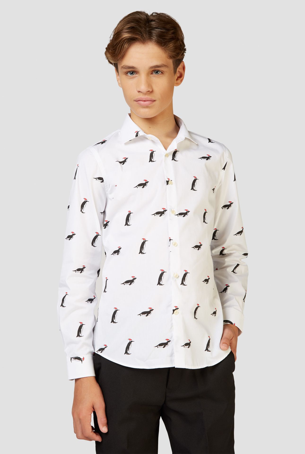 Kerst Pinguins Blouse Opposuits Tieners