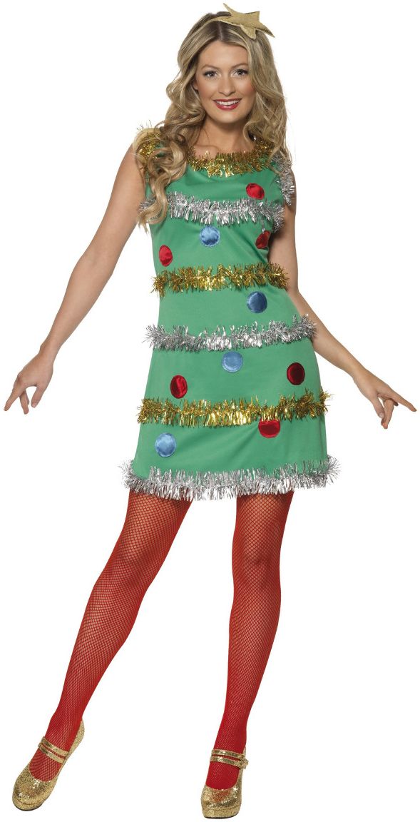 Kerstboom outfit vrouw