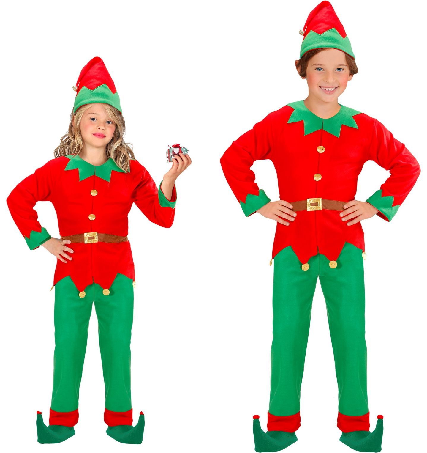 Kerstelf Hulpje Kostuum Kind