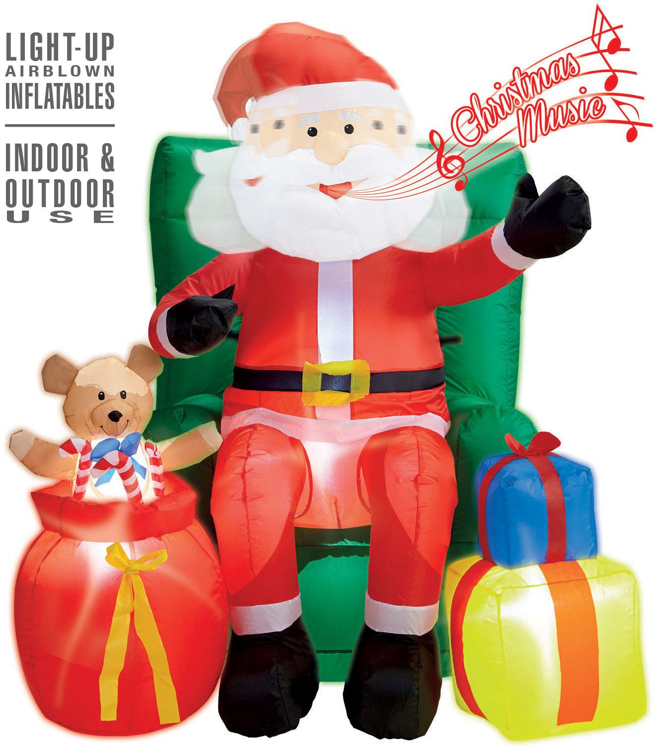 Kerstman Decoratie Opblaasbaar