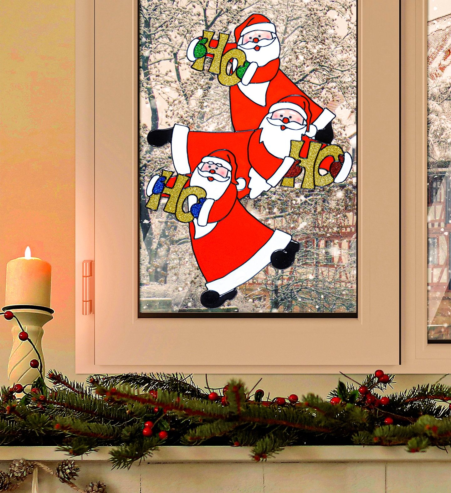 Kerstman Ho Ho Ho Sticker