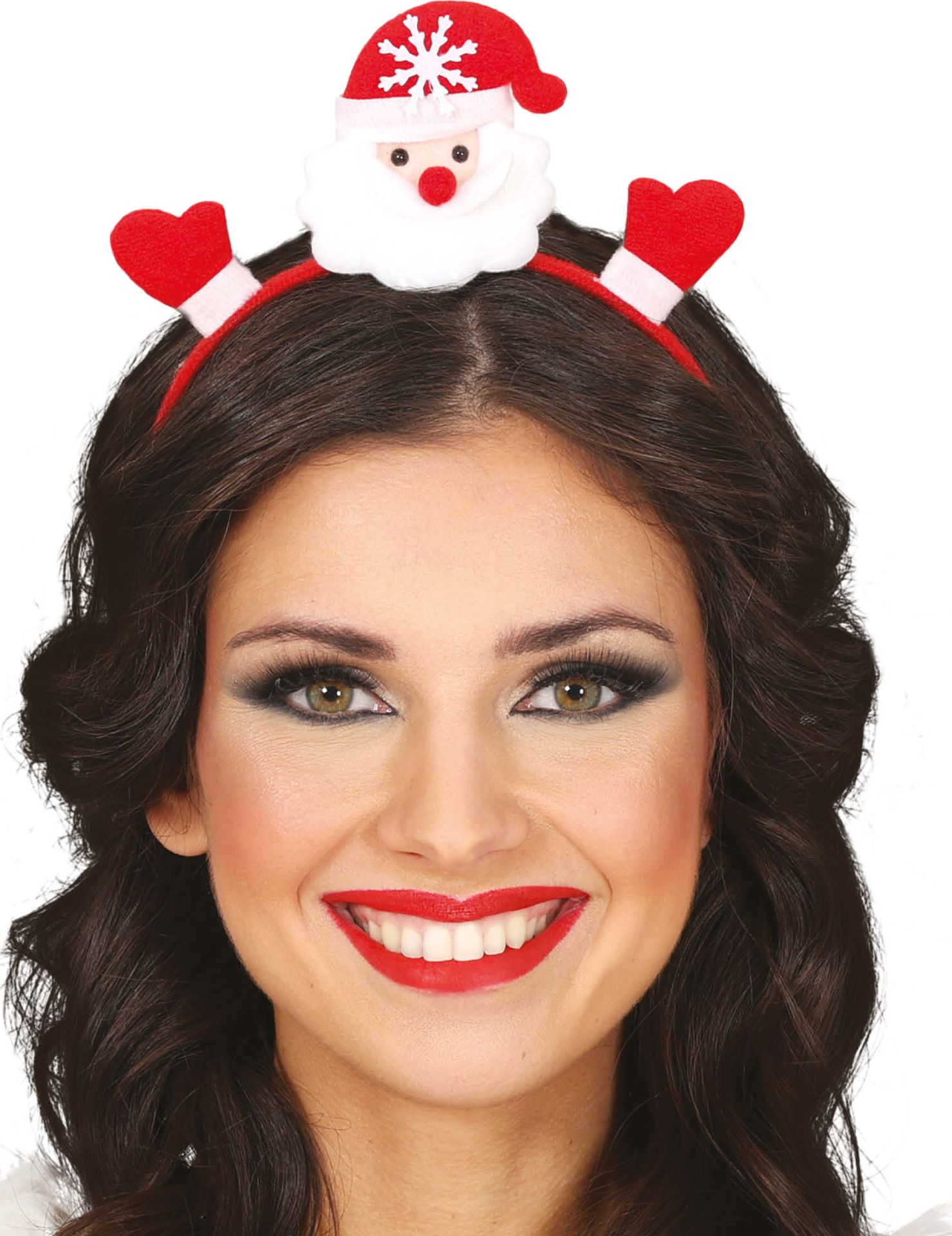 Kerstman met Sneeuwvlokje Haarband