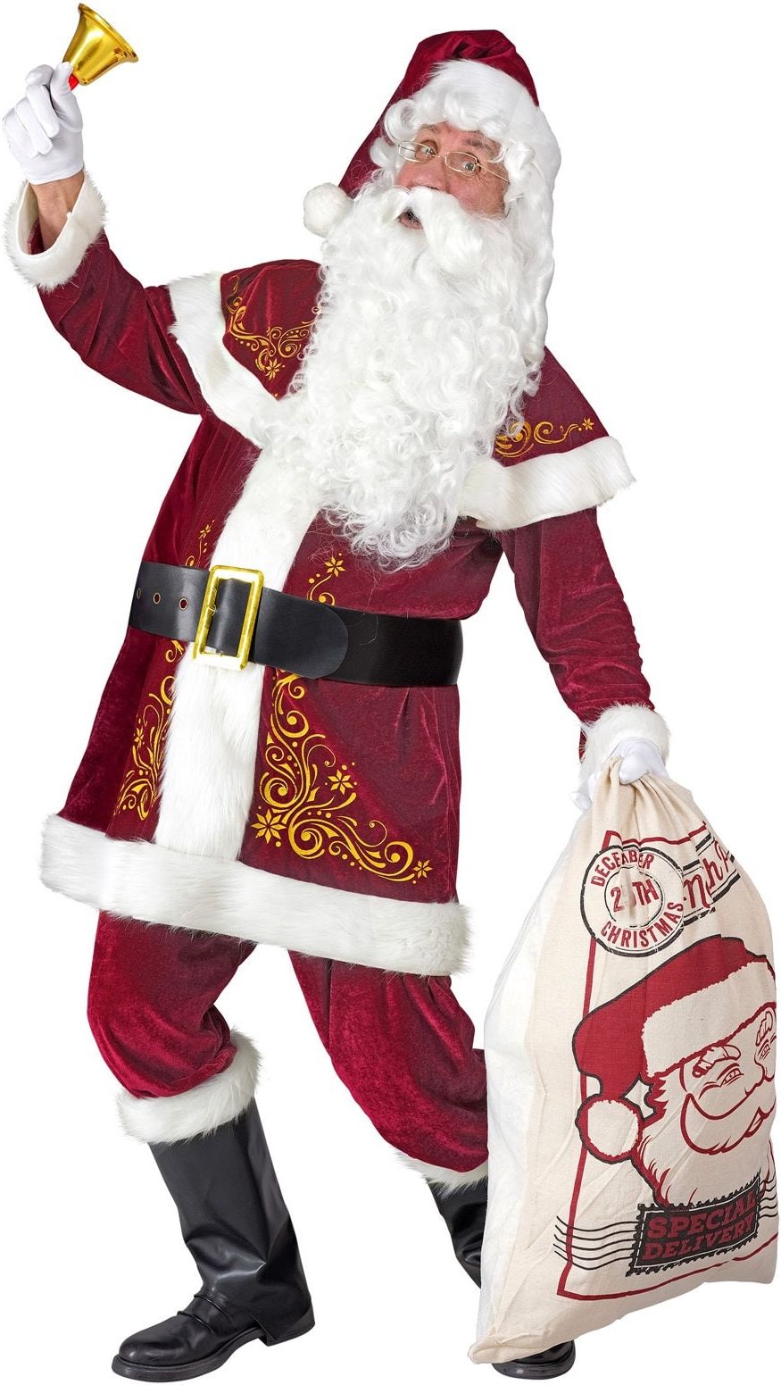 Kerstman Pak Kostuum Heren
