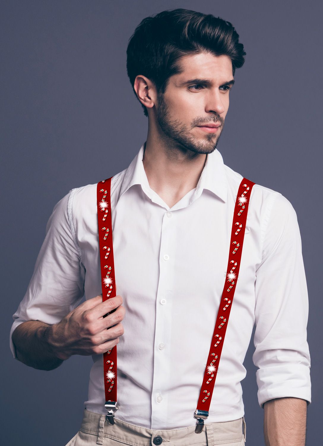 Kerstmis Candy Cane Bretels