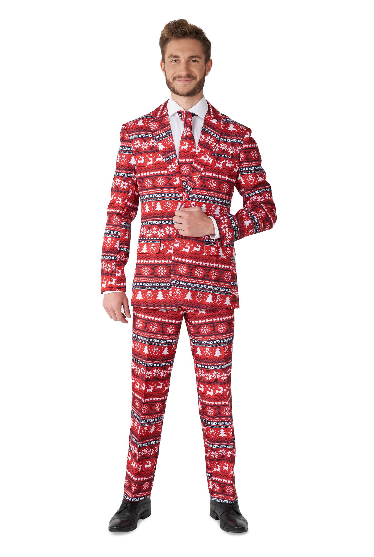 Kerstmis nordic pixel Suitmeister kostuum