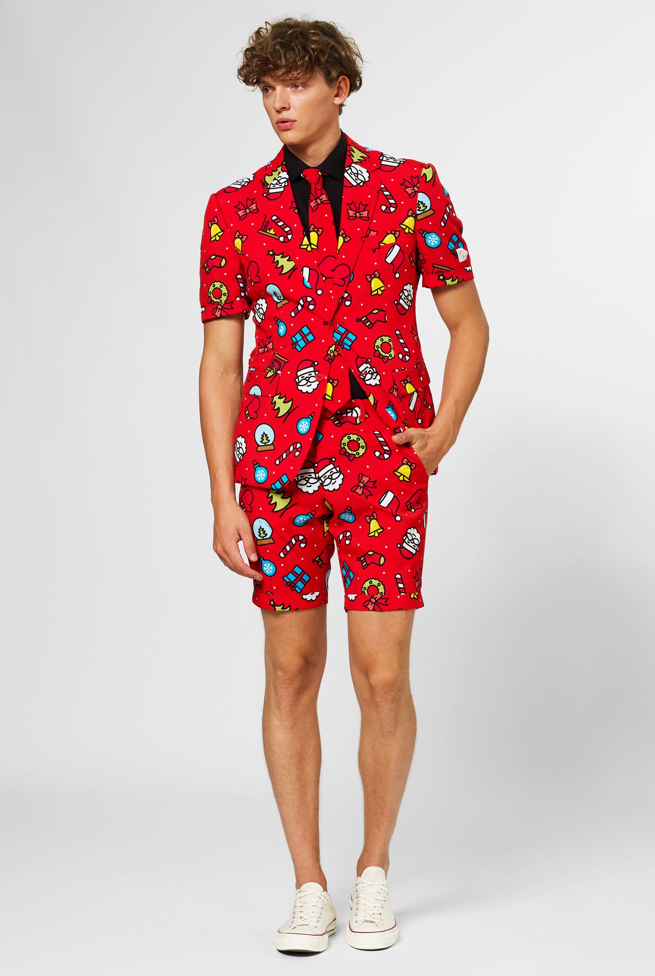 Kerstmis Symbolen Opposuits Zomer Kostuum