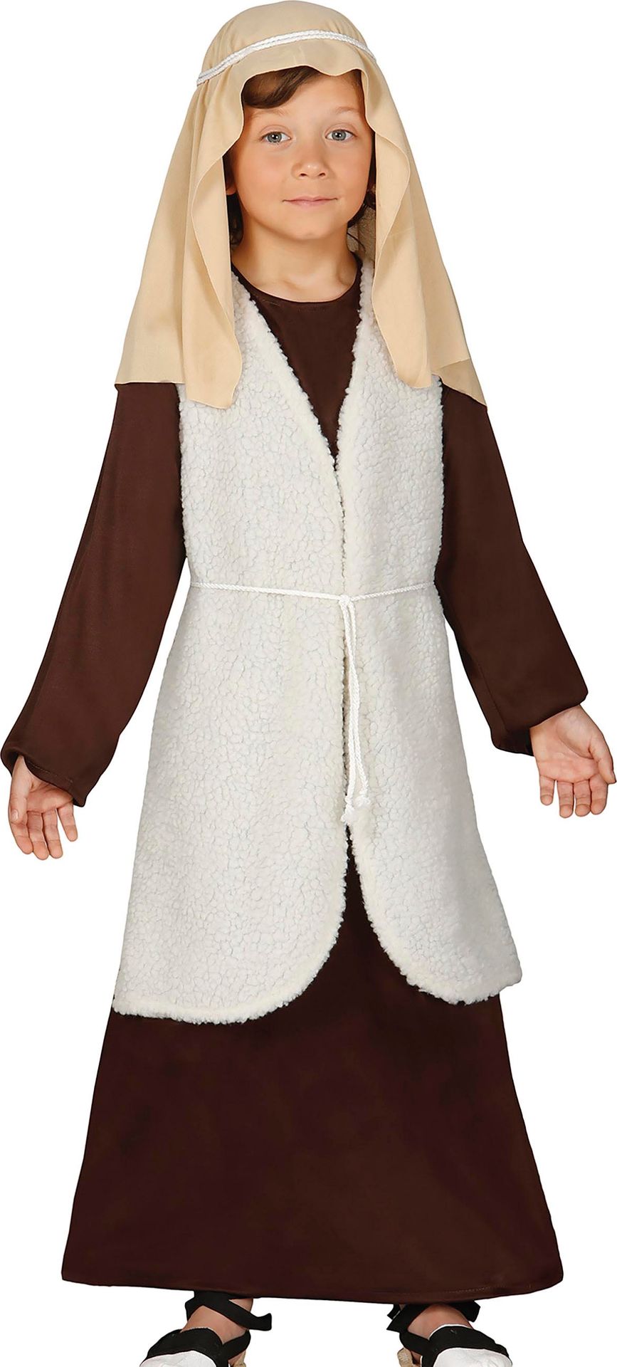 Kerststal Herder Tuniek Bruin