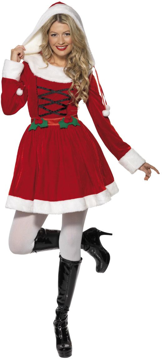 Kerstvrouw Jurkje Luxe