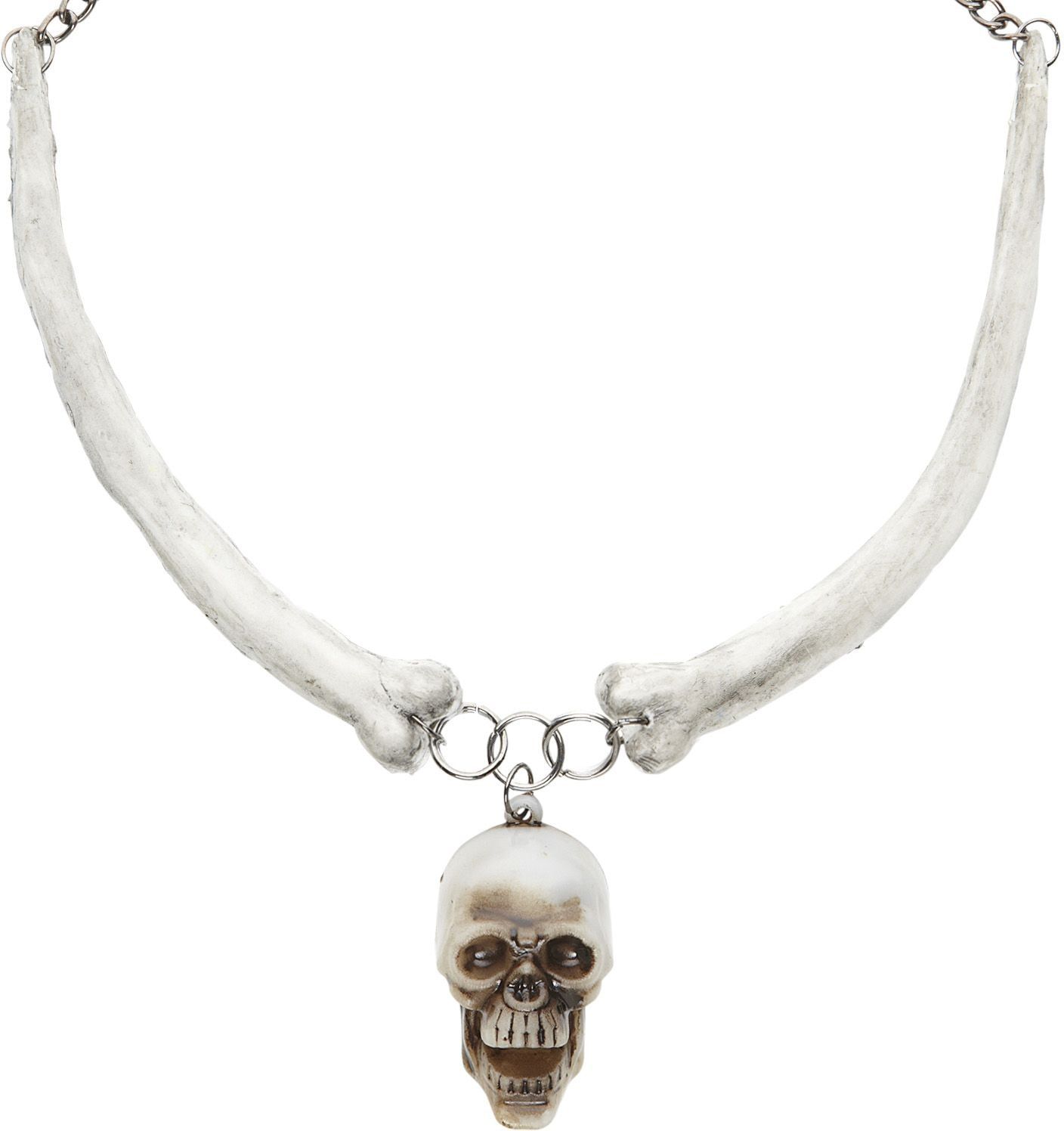 Ketting met Schedel en Botten