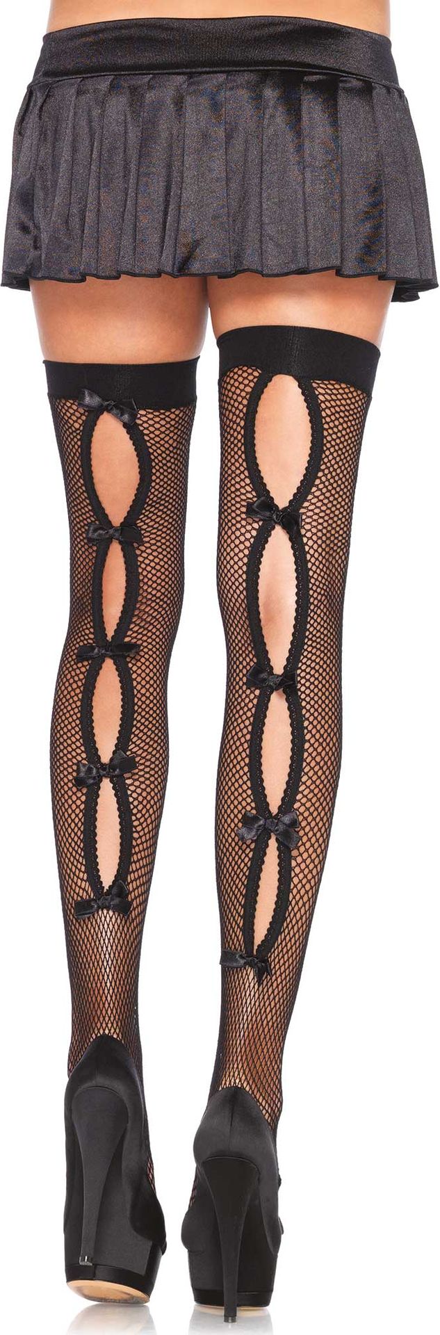 Keyhole Backseam Netkousen