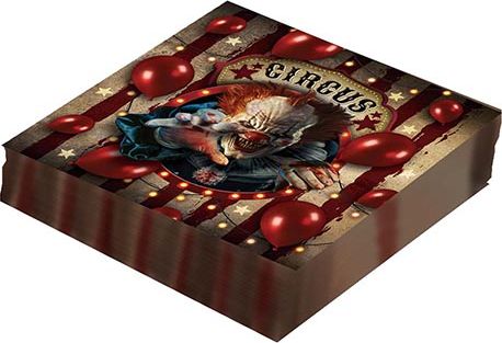 Killer Clown Circus Servetten
