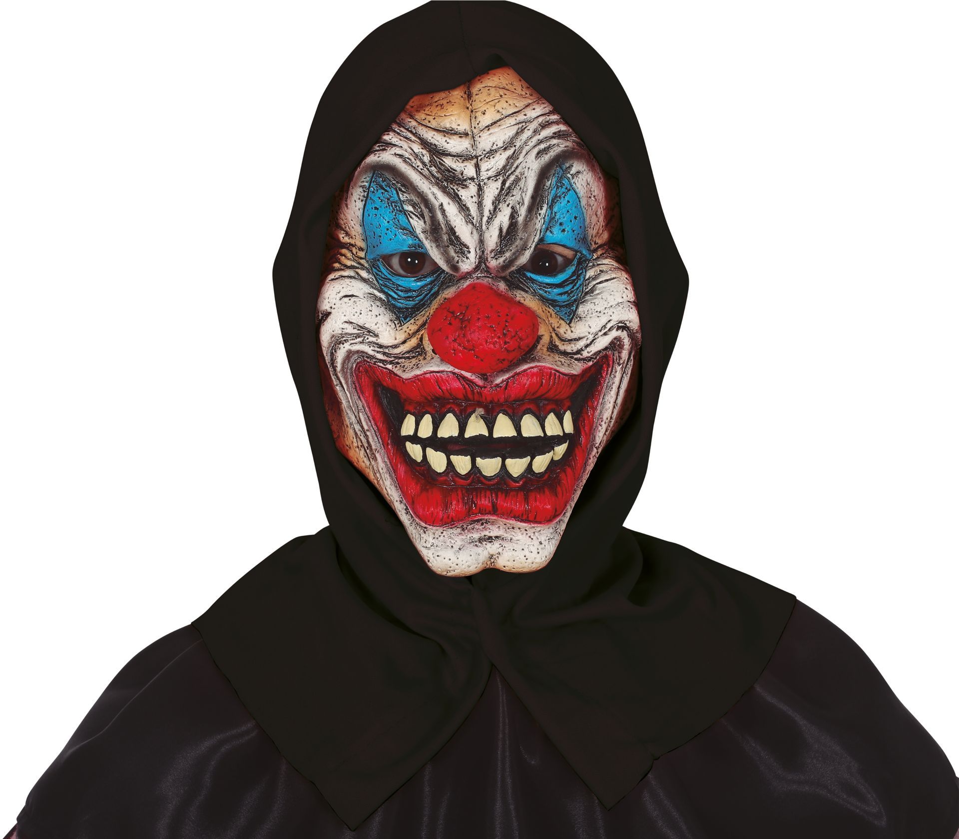 Killer clown masker met capuchon