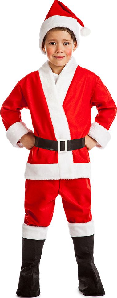 Kinder Santa Claus Kostuum Jongens