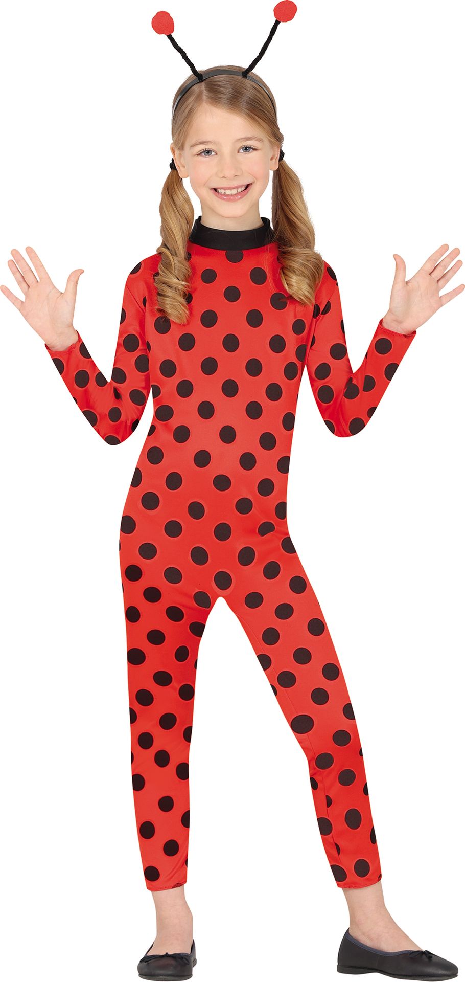 Kinderkostuum Lieveheersbeestje Rood/Zwart