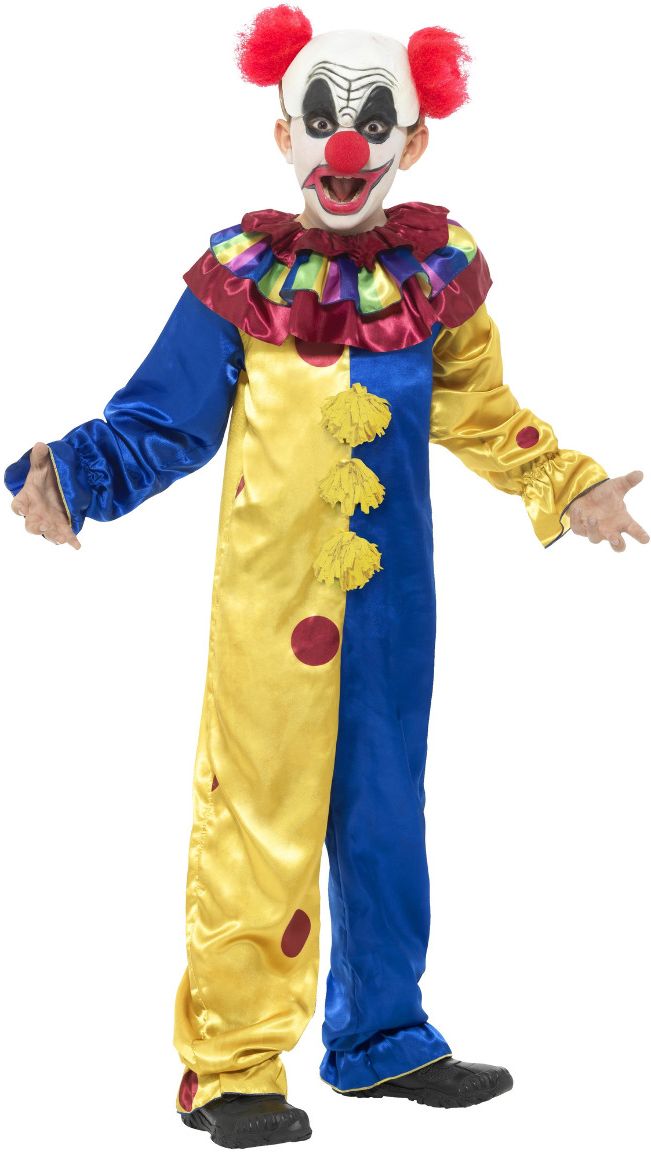 Kippenvel clown jongens outfit