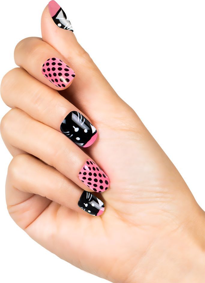 Kitty Roze Nepnagels 24 Stuks
