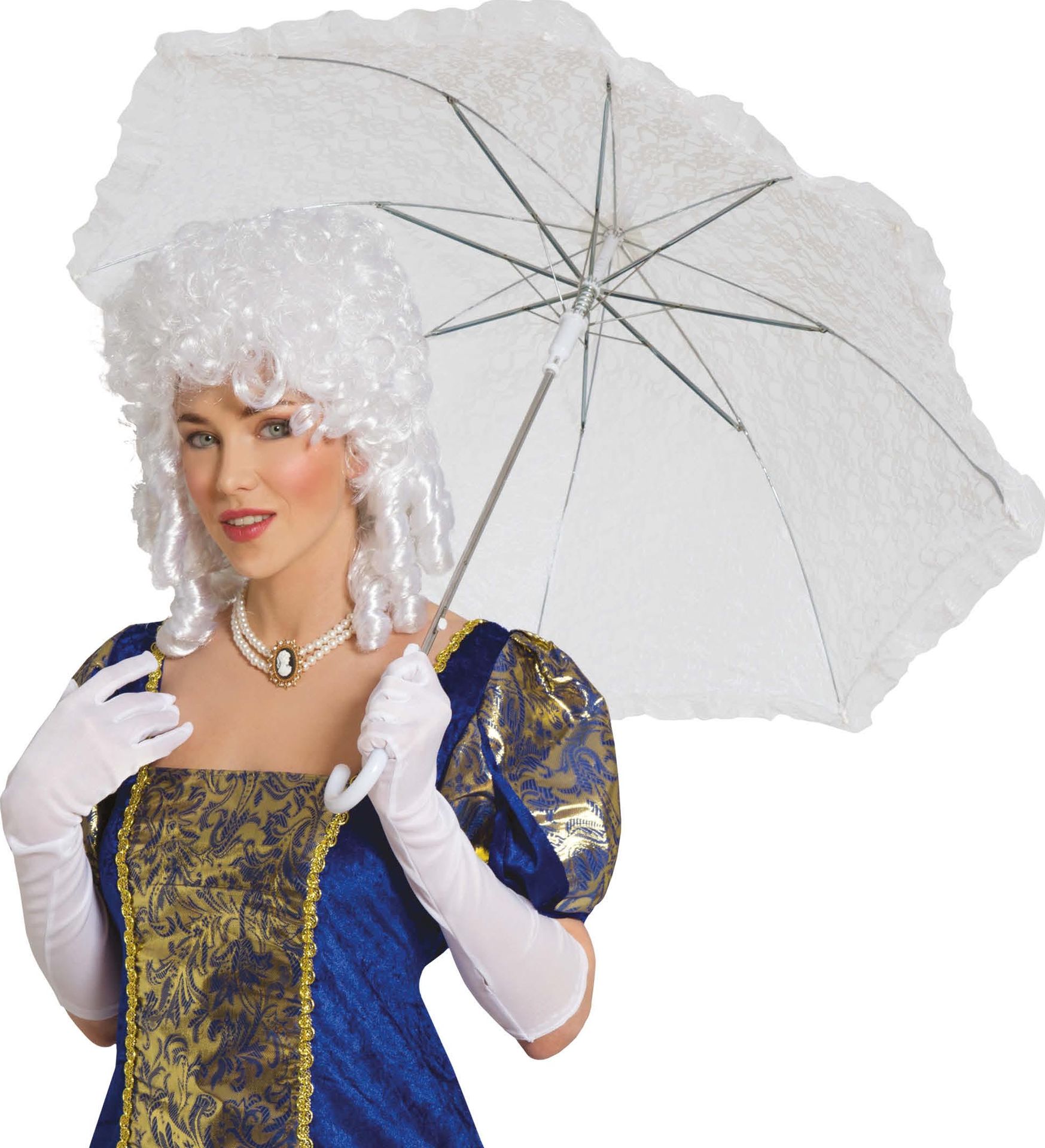 Klassieke Kanten Paraplu Wit