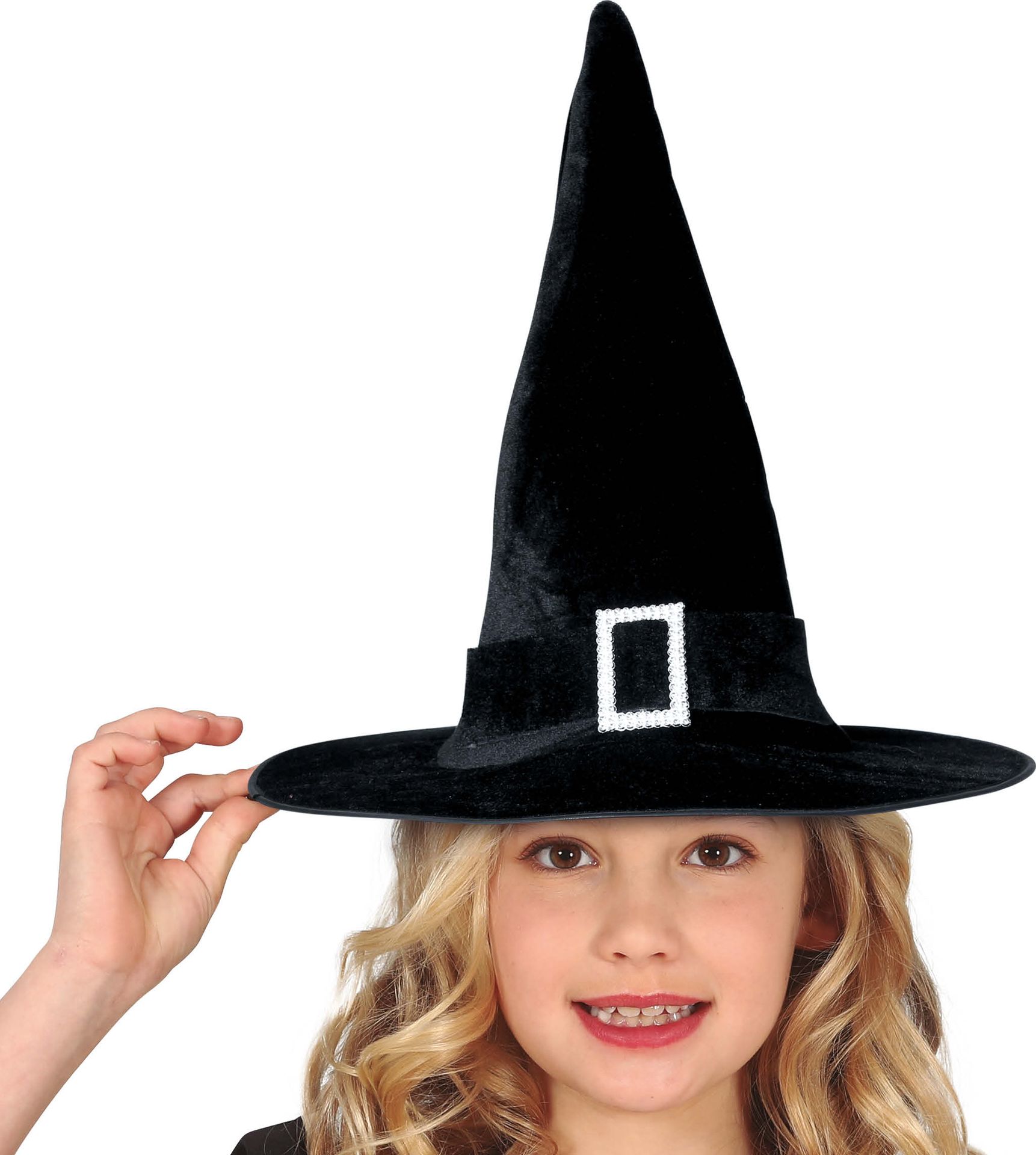 Klassieke Zwarte Heksenhoed Kinderen