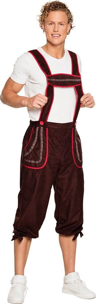 Klaus Oktoberfest Bruine Lederhose