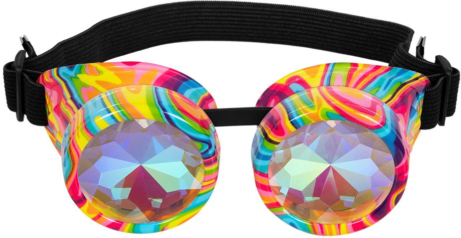 Kleurige duikbril met prisma effect