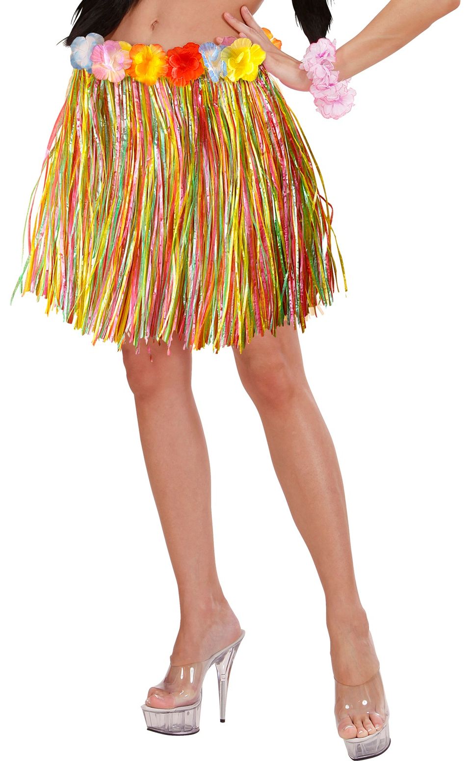 Kleurrijk Hawaii Rokje met Bloemen