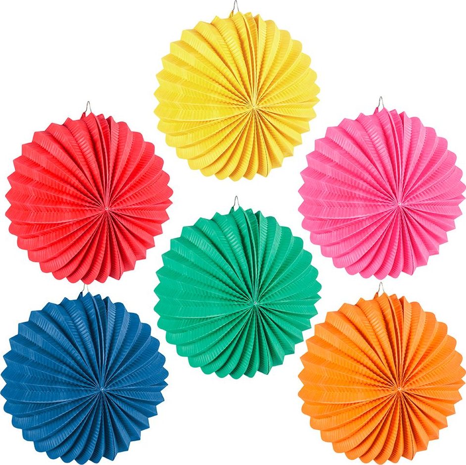 Kleurrijke Ballonlampionnen Set 12 Stuks