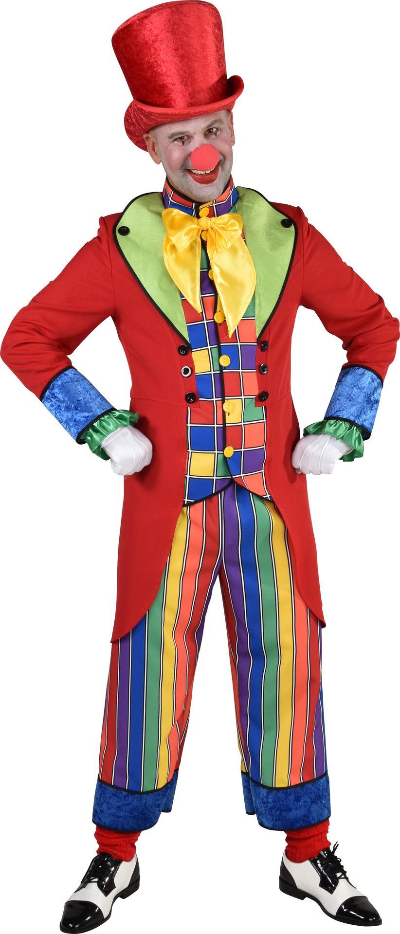Kleurrijke Clown Outfit Heren