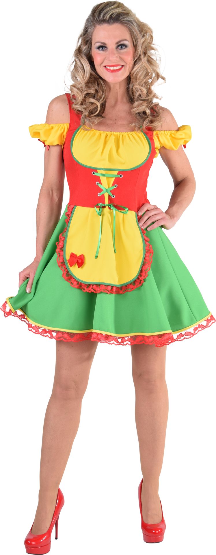 Kleurrijke Dirndl Oktoberfest Dames