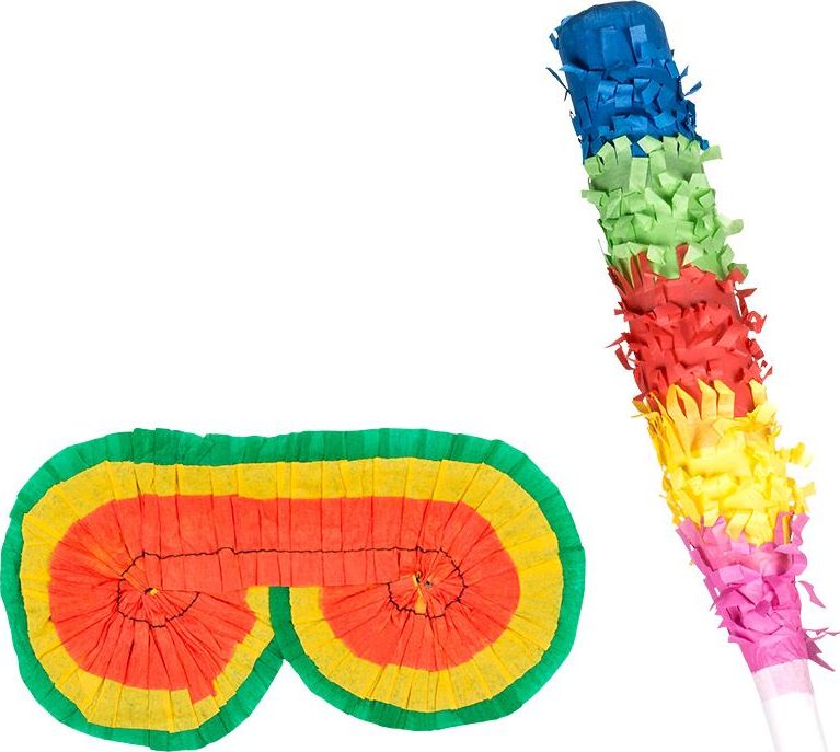 Kleurrijke Piñata Verjaardag Set