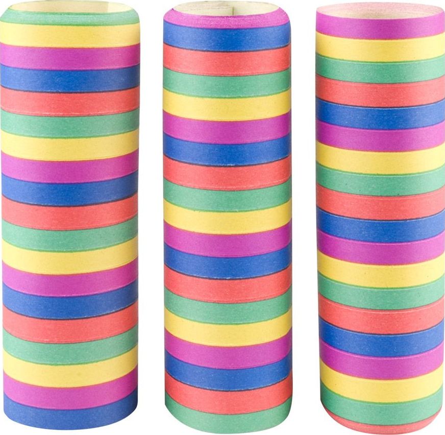 Kleurrijke Serpetine Rollen Carnaval