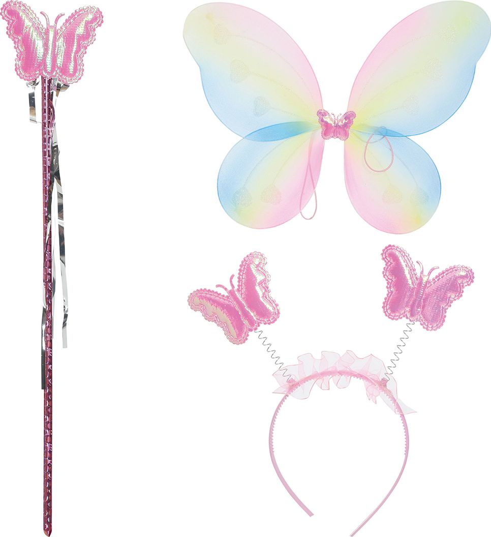 Kleurrijke Vlinder Accessoire set Kind