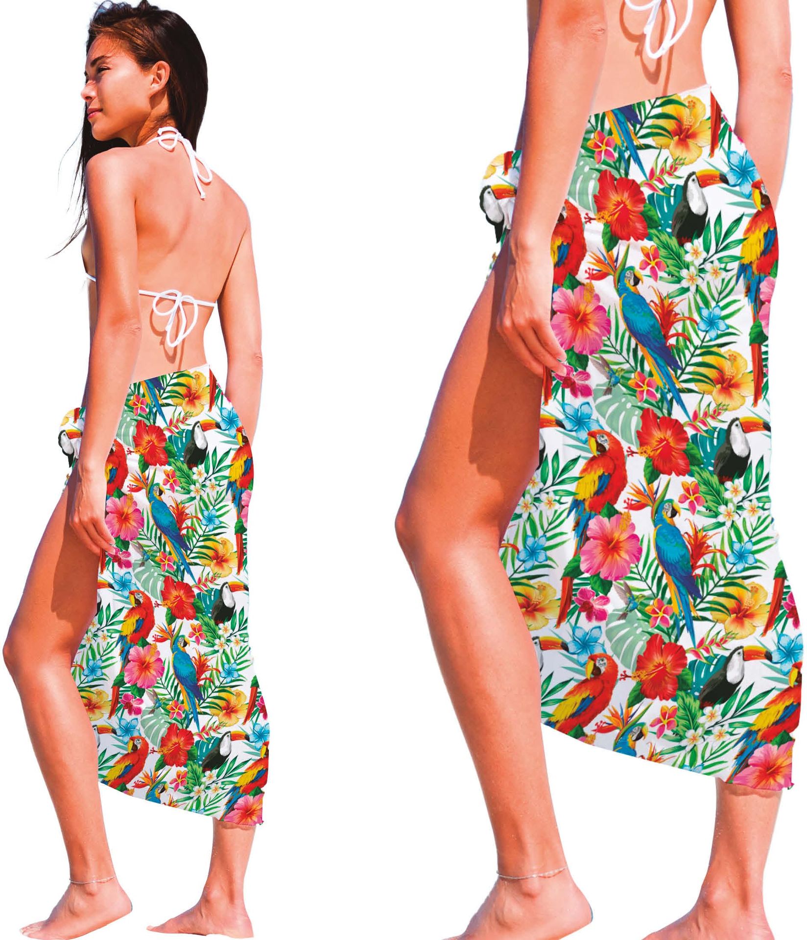 Kleurrijke Wikkelrok Dames Hawaii