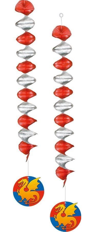 Knights Middeleeuws Thema Decoratiespiralen